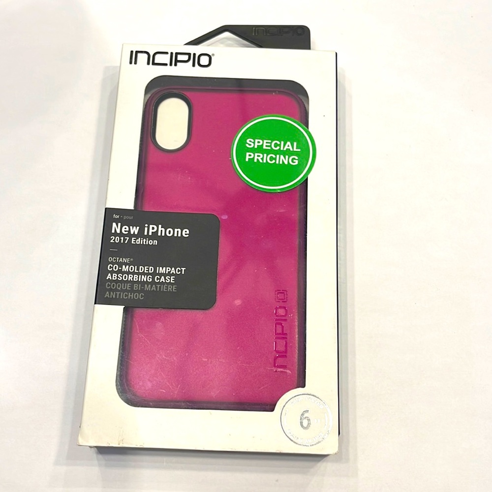 Hot pink iPhone case